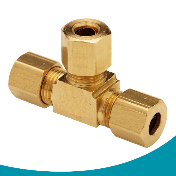 compression fittings barstock tee