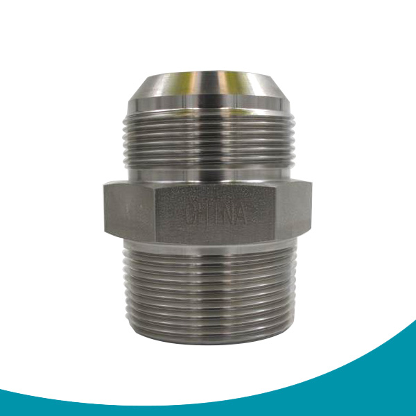 male jic x male fittings stainless steel pipe adapter