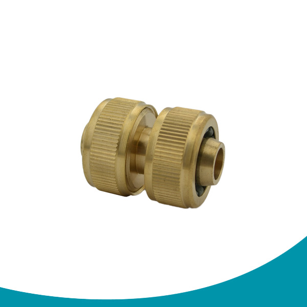 quick coupler with double compression ends