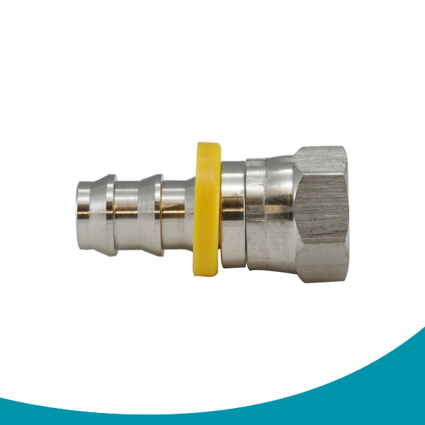 stainless steel sae/jic 45 deg/37 deg female swivel