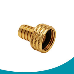 garden hose coupling short shank knurled nut