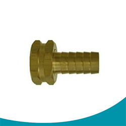 garden hose coupling short shank knurled nut