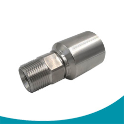 male pipe stainless steel hydraulic crimp fittings