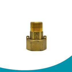 water meter fittings with check valves